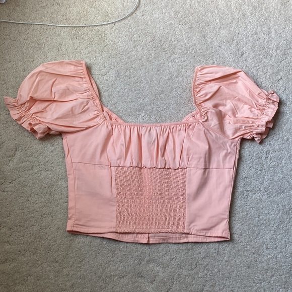 PUFFY sleeve crop top - Picture 4 of 4